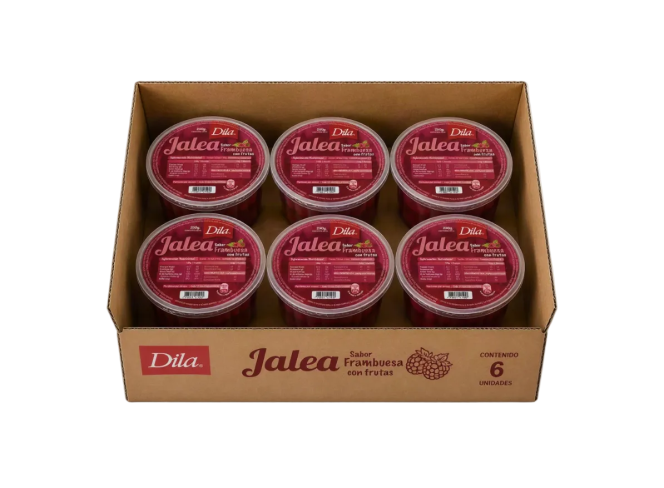 Jalea de frambuesa 250g (CAJA x 6 UN)