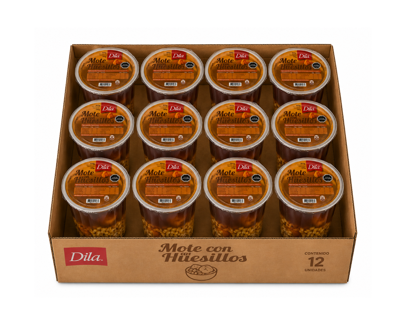 Mote con huesillos 400g (CAJA x 12 UN)