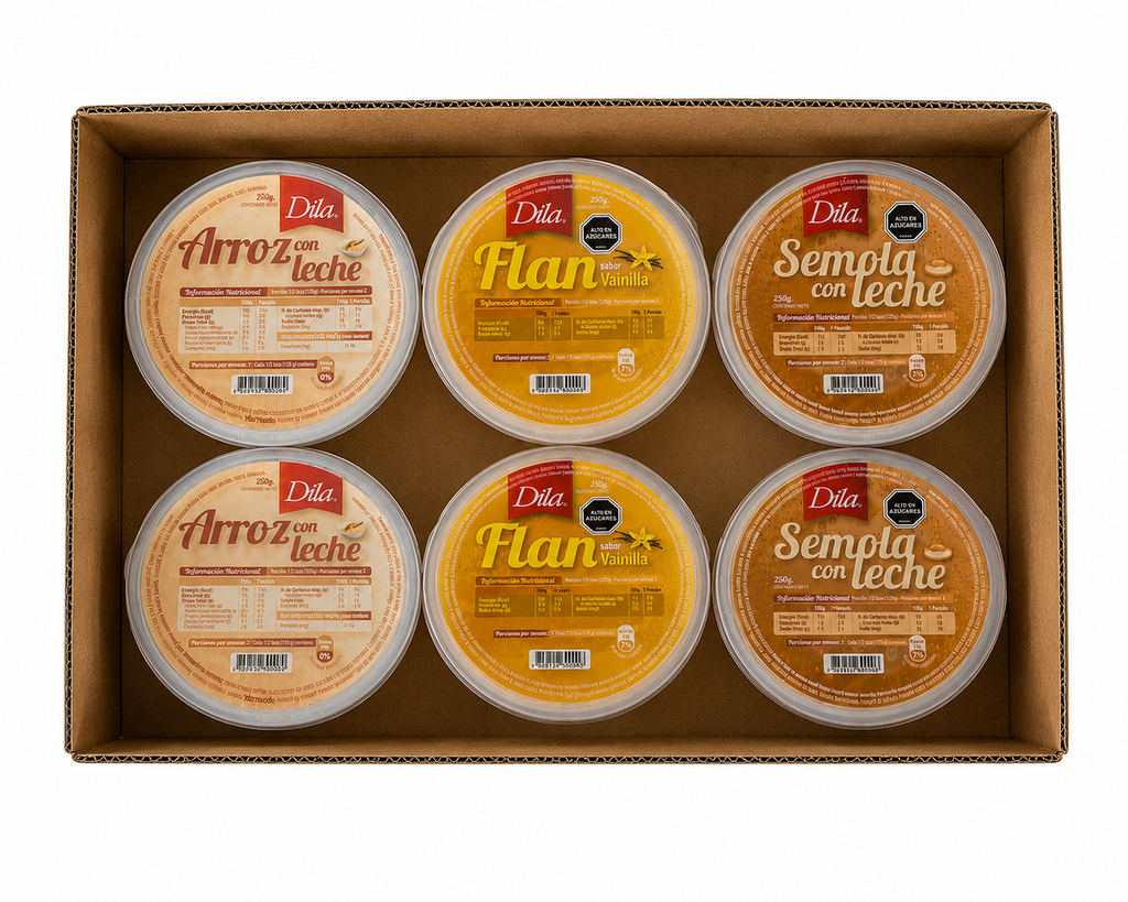 Caja Mixta Lácteos 250g (CAJA x 6 UN)