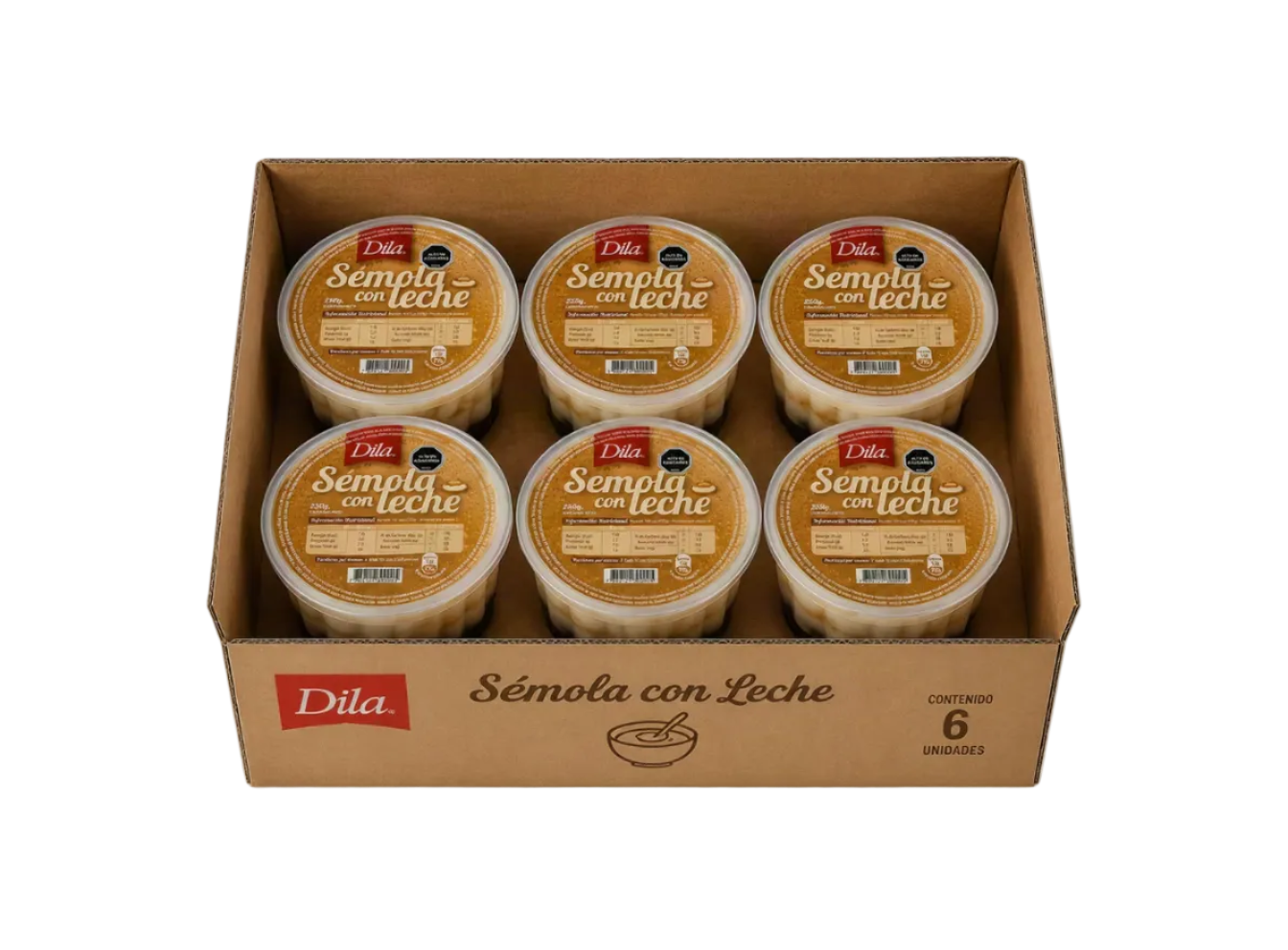 Sémola con leche 250g (CAJA x 6 UN)