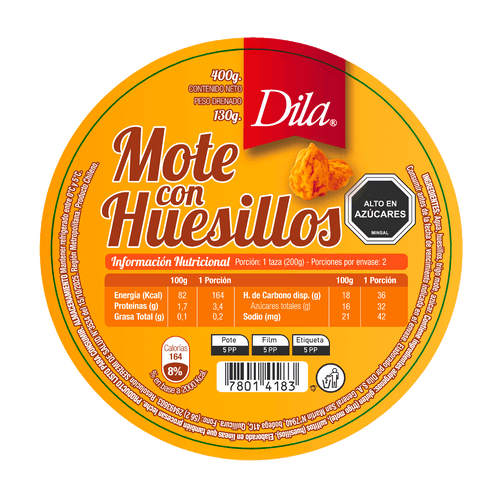 Mote con huesillos 400g (CAJA x 6 UN)